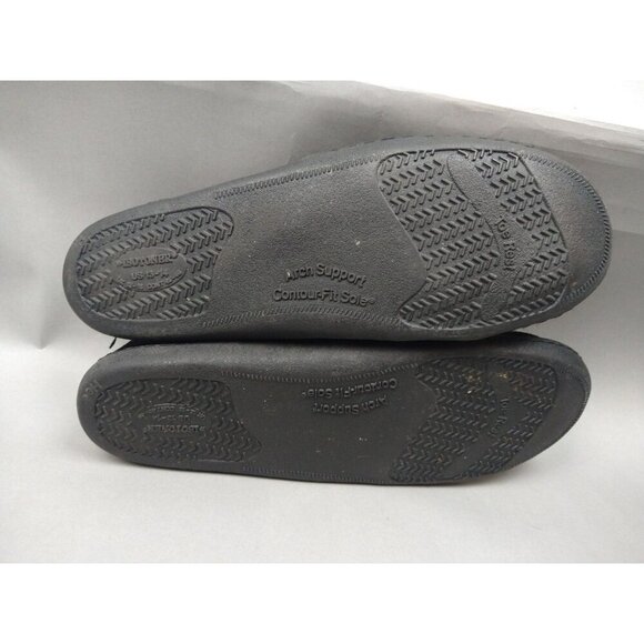 Isotoner Men’s Slippers Size 13-14 Black Memory Foam Moccasin House Shoes - Picture 6 of 11